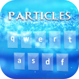 ikon Glitter Particles Animated keyboard
