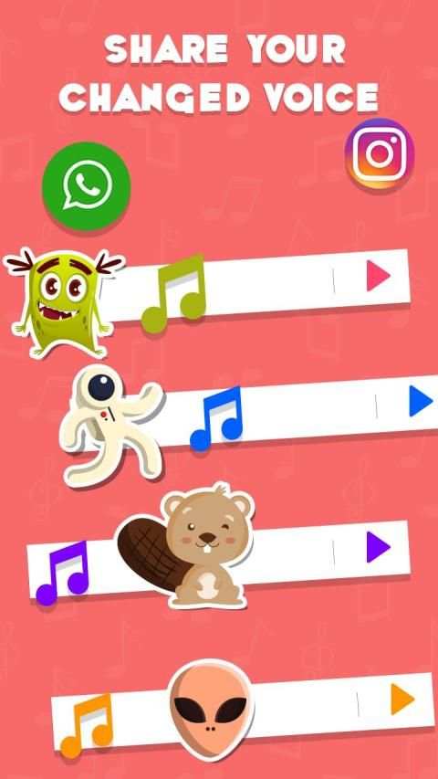Voice Changer, Audio & Sound Effects screenshot 1