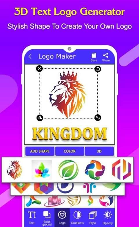 3D Text Logo Creator screenshot 2