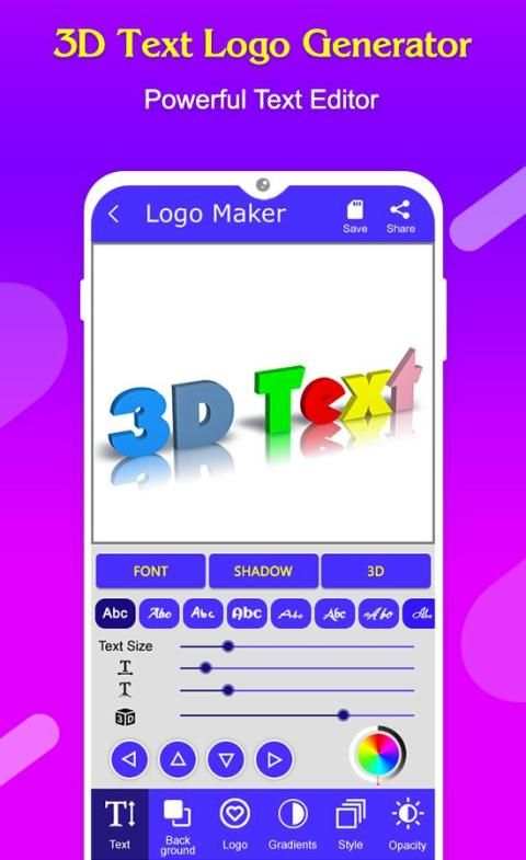 3D Text Logo Creator screenshot 4