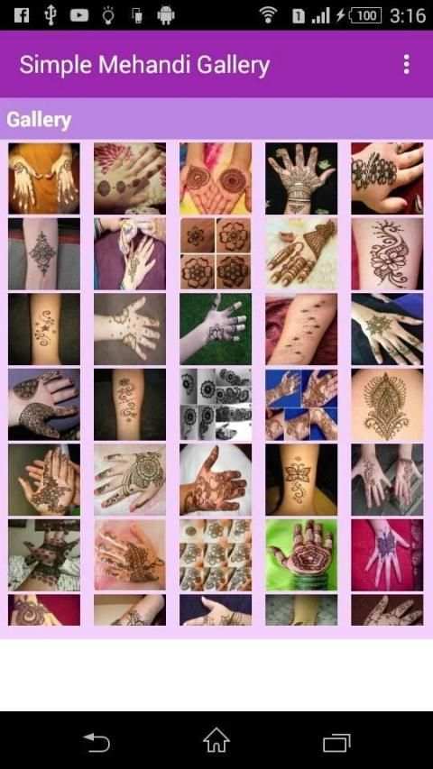 Simple Mehandi Designs Gallery screenshot 3