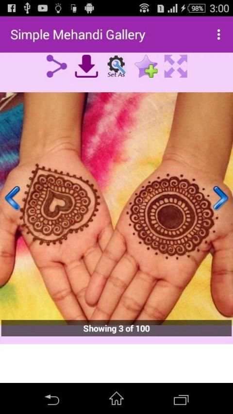 Simple Mehandi Designs Gallery screenshot 2