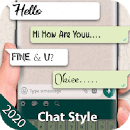 Chat Style For Whatsapp : Stylish Font &amp; Text आइकन