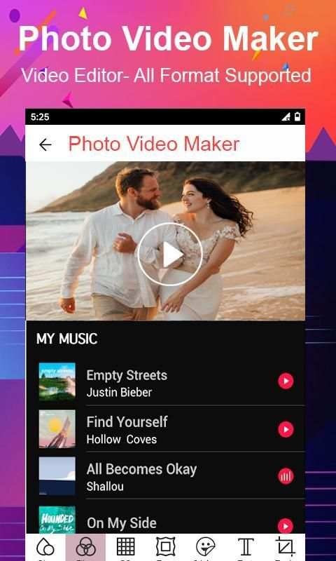 Photo Video Maker With Music - Photo Video Editor स्क्रीनशॉट 7