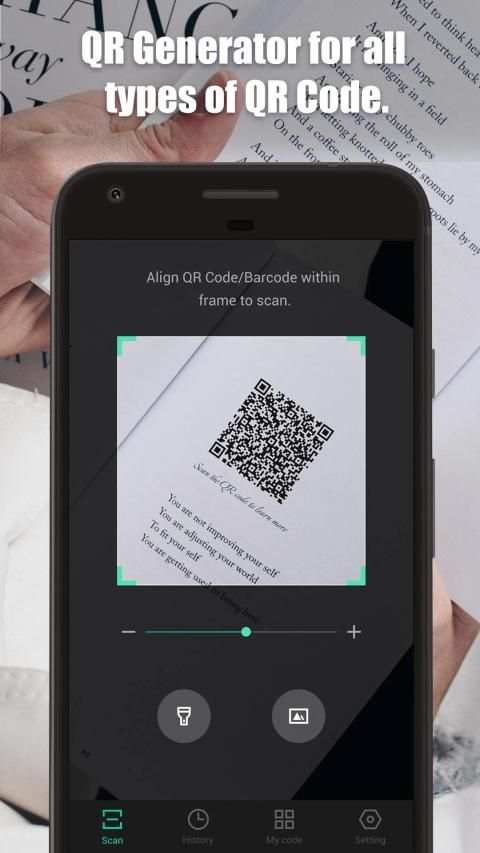 QR Scanner - QR Code Reader & QR Code Generation स्क्रीनशॉट 2