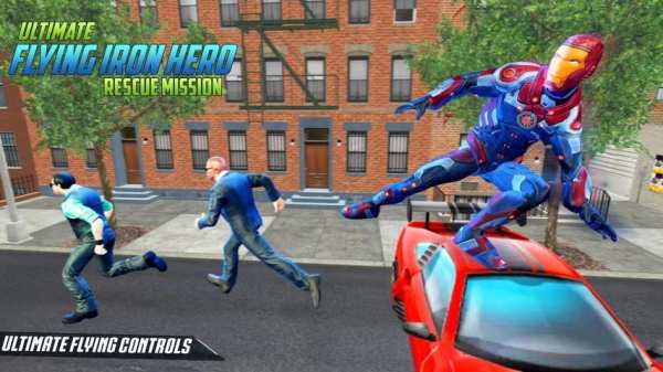 Ultimate KungFu Superhero Iron Fighting Free Game स्क्रीनशॉट 1