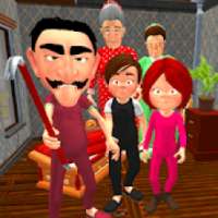Neighbor's Secret. Family Escape 3D logo