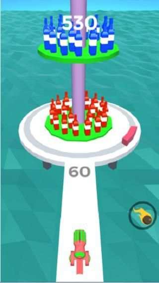Fire Ball Bottle Shooter 3D screenshot 1