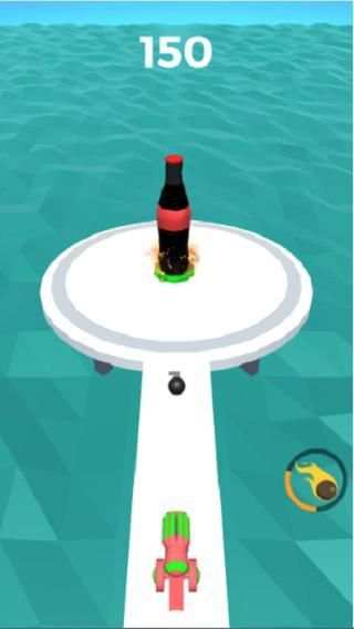 Fire Ball Bottle Shooter 3D screenshot 4