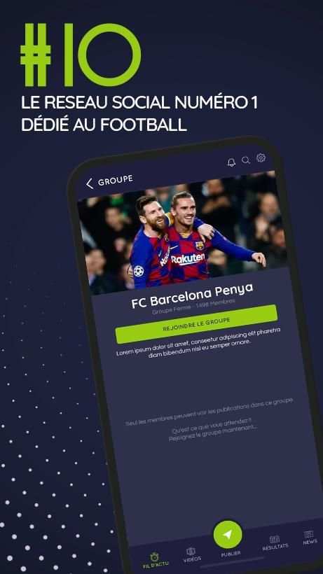 #10 - Réseau Social 100% Football screenshot 6