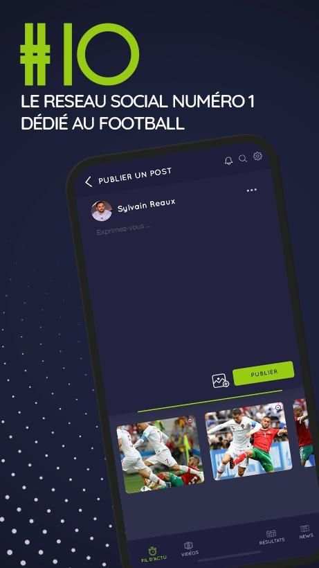 #10 - Réseau Social 100% Football screenshot 4