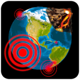 Quake &amp; Volcanoes: 3D Globe of Volcanic Eruptions आइकन