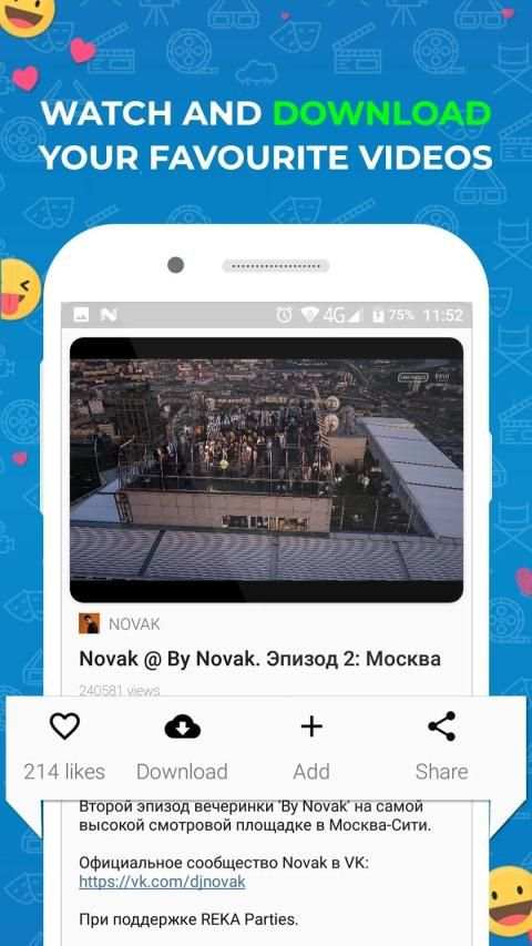 Video VK - Video Downloader for VK 2 تصوير الشاشة