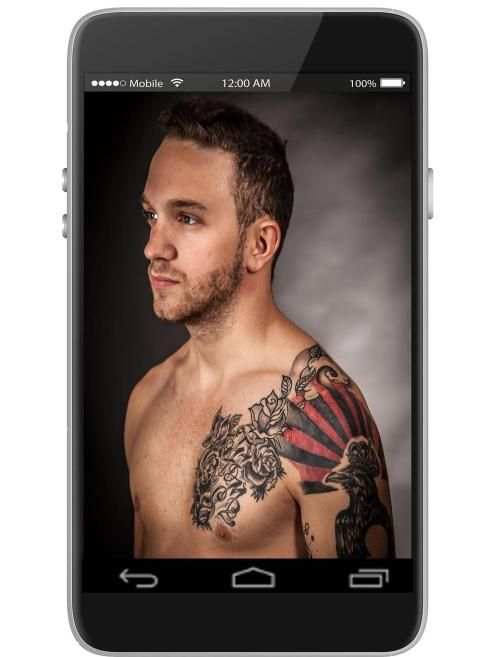 Tattoo On My Picture - Maker Tattoo Body स्क्रीनशॉट 3