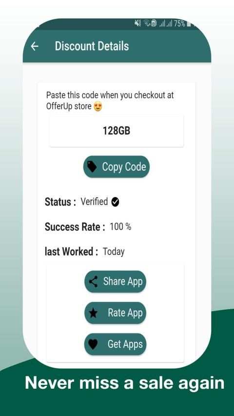 Coupons for OfferUp - Buy & Sell. Offer Up screenshot 1