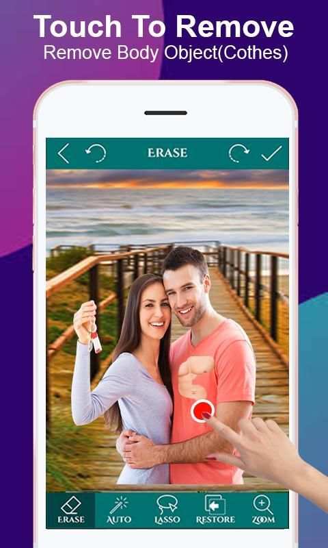 Photo object(cloth) remover - Photo BG Remover स्क्रीनशॉट 7