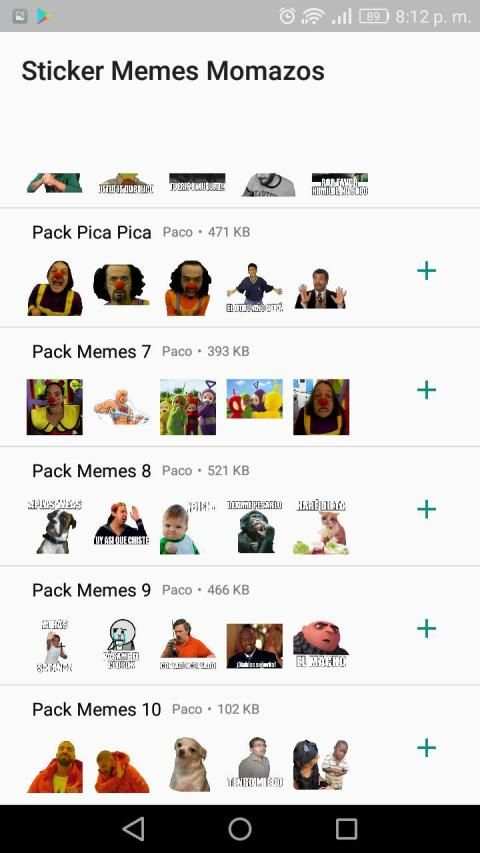 WAStickerApps Memes Momazos Megapack para whatssp screenshot 3