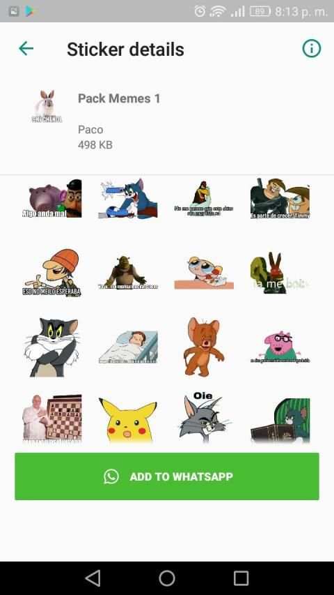 WAStickerApps Memes Momazos Megapack para whatssp screenshot 2