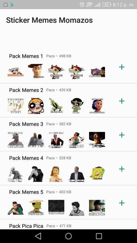 WAStickerApps Memes Momazos Megapack para whatssp screenshot 4