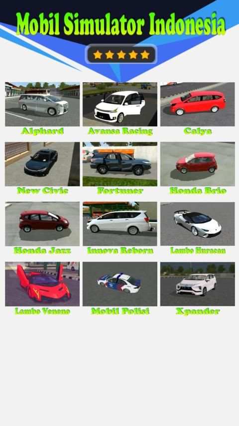 Mod Mobil Simulator Indonesia स्क्रीनशॉट 4
