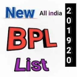 New BPL list 2019 20