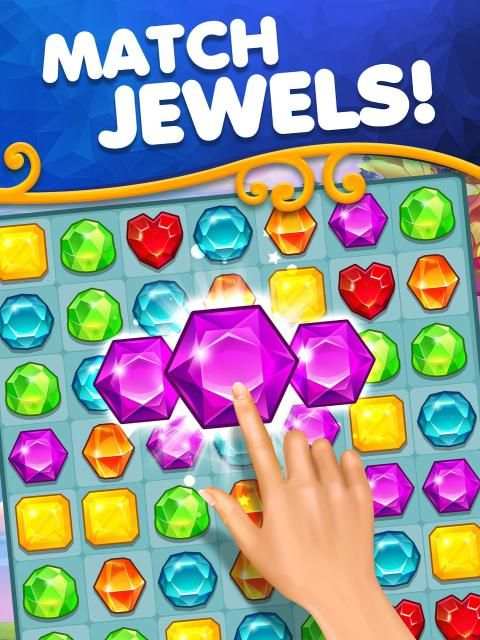 Classic Jewel Crystal Gem Match Games screenshot 5