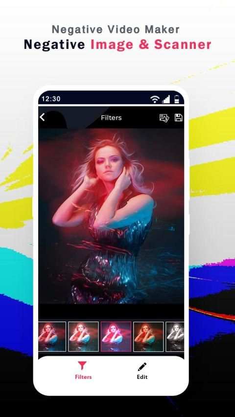 Negative Video Maker Photo Negative Image,Scanner स्क्रीनशॉट 2