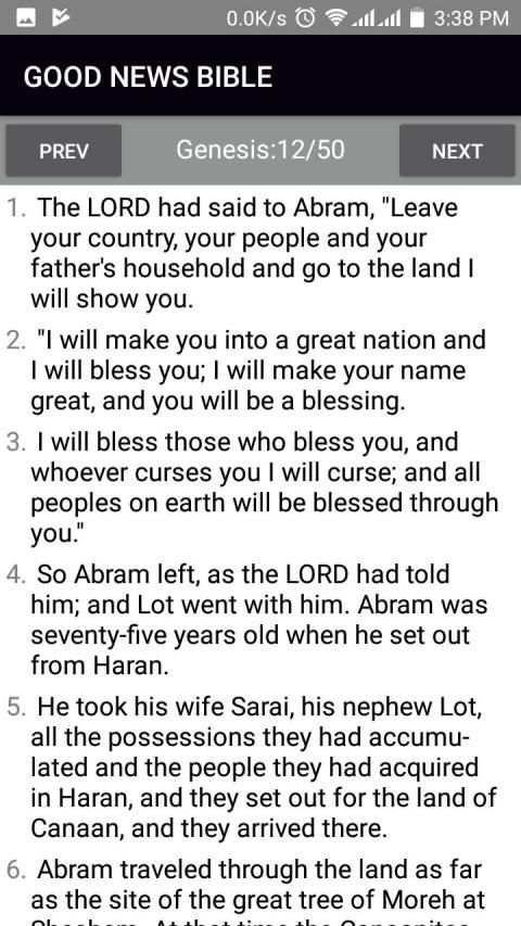 Good News Bible screenshot 1