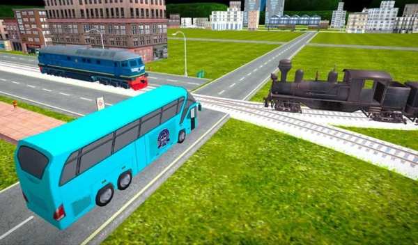 Crazy Bus Vs Bullet Train furious Racing 2020 screenshot 3
