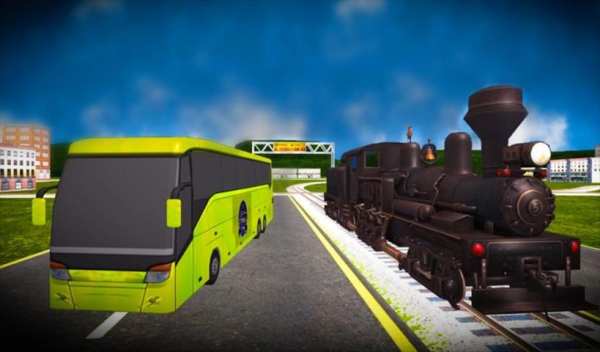 Crazy Bus Vs Bullet Train furious Racing 2020 screenshot 5