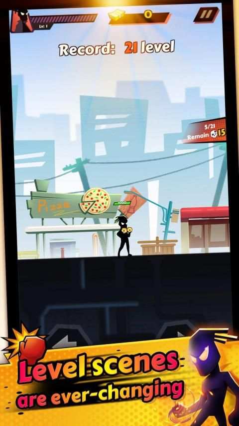 Tap Stickman: Gangster Fight स्क्रीनशॉट 2