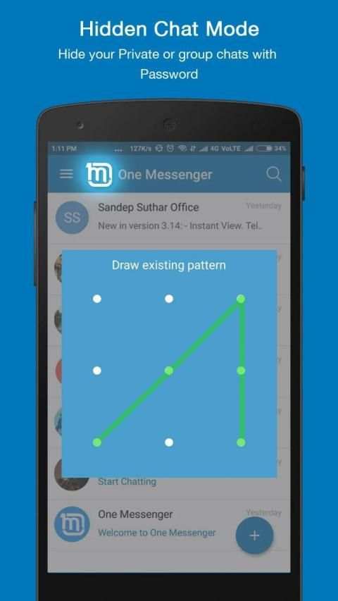 One Messenger - Only chat app you will ever need. screenshot 1