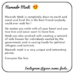 Your Name Facts for Instagram आइकन