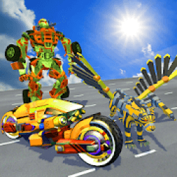 ikon Flying Tiger Robot Bike Transform: Robot Shooting