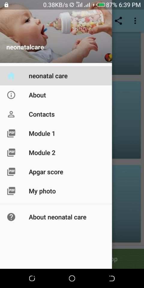 neonatal care screenshot 1