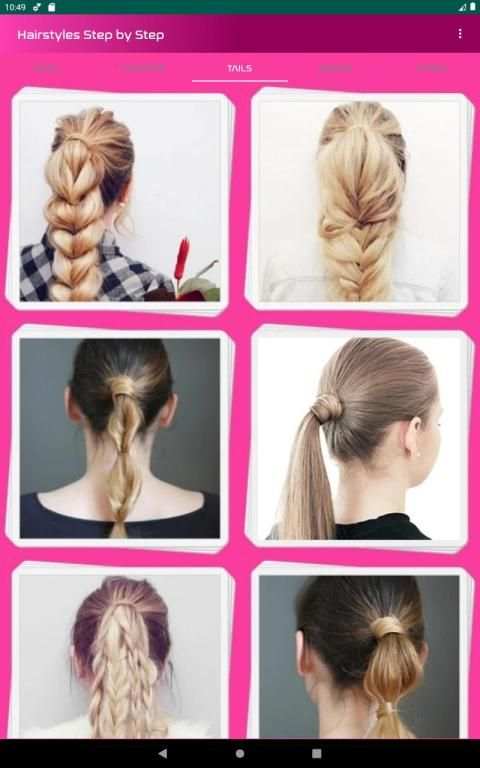 Hairstyles Step by Step DIY स्क्रीनशॉट 13