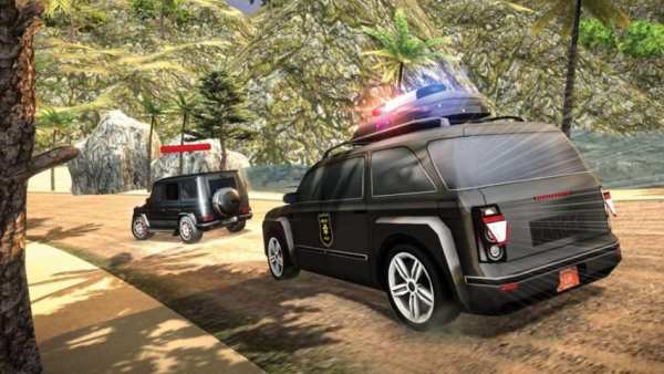 Offroad Police Car Chase: Cop Car Driving Games स्क्रीनशॉट 3