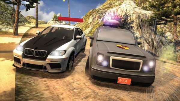 Offroad Police Car Chase: Cop Car Driving Games स्क्रीनशॉट 4