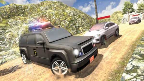 Offroad Police Car Chase: Cop Car Driving Games स्क्रीनशॉट 1