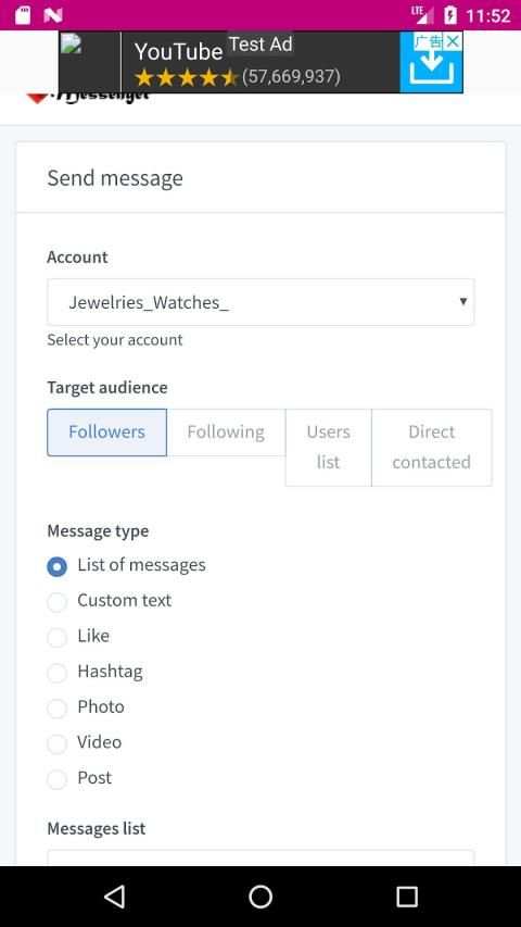 Instagram Messenger - Multiple Accounts Messenger screenshot 24