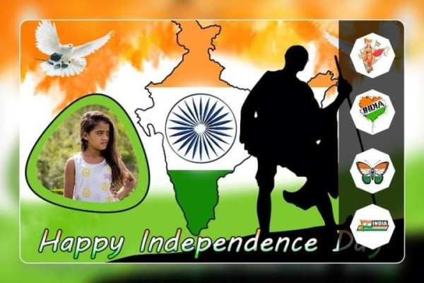 Independence Day Photo Frame : Photo Editor स्क्रीनशॉट 4