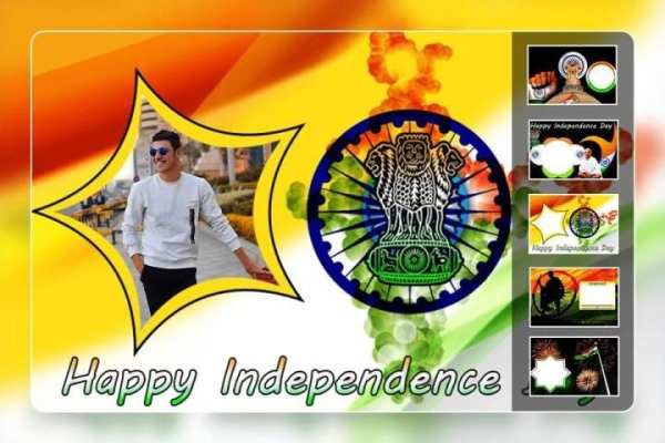Independence Day Photo Frame : Photo Editor स्क्रीनशॉट 1