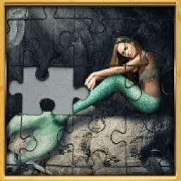 the mermaid picture Jigsaw puzzel game