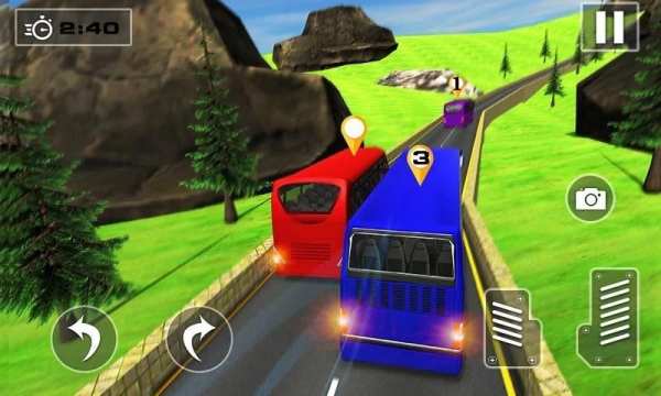 Offroad Bus Uphill Racing A New Fun Bus Driver Sim screenshot 14