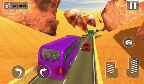 Offroad Bus Uphill Racing A New Fun Bus Driver Sim screenshot 3