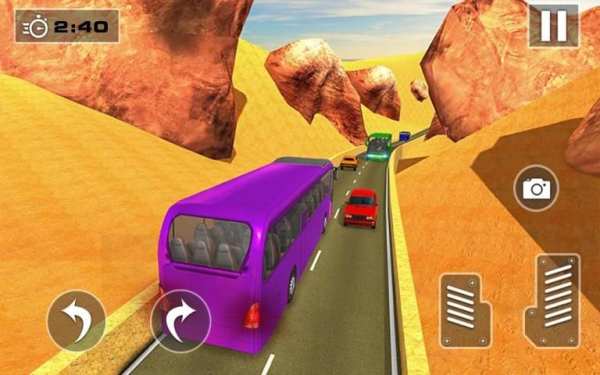 Offroad Bus Uphill Racing A New Fun Bus Driver Sim screenshot 8