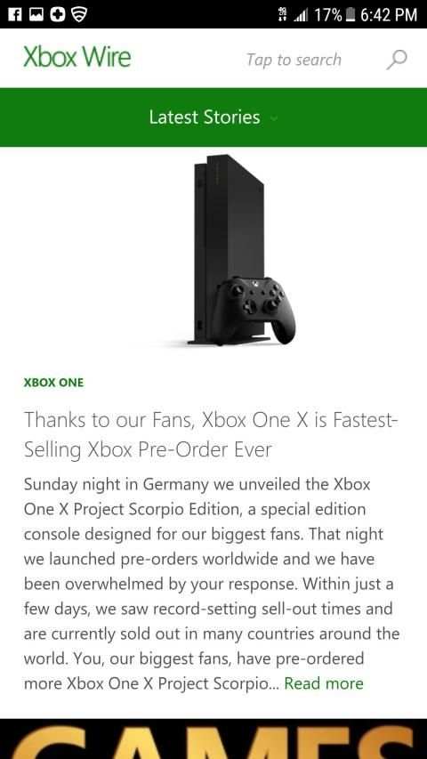 News for XBOX ONE स्क्रीनशॉट 4