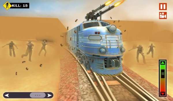 Zombie Train War - Zombie Train Shooting Game screenshot 1