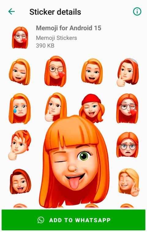Stickers Memoji for Android WhatsApp WAStickerApps स्क्रीनशॉट 3