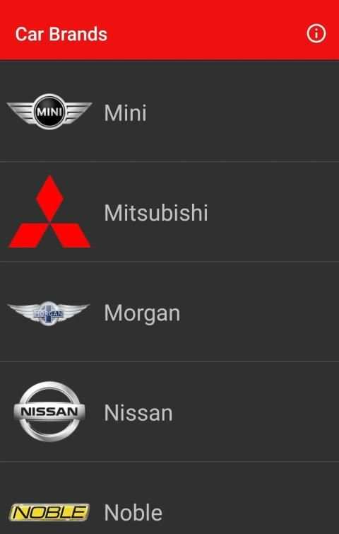 Car Brands स्क्रीनशॉट 4